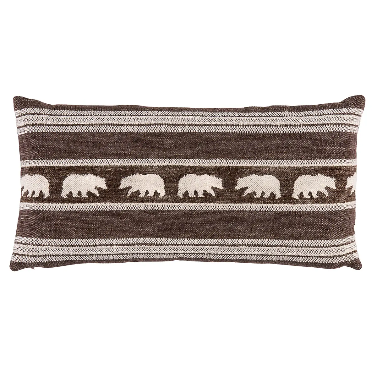 Koda Stripe Pillow_ COFFEE