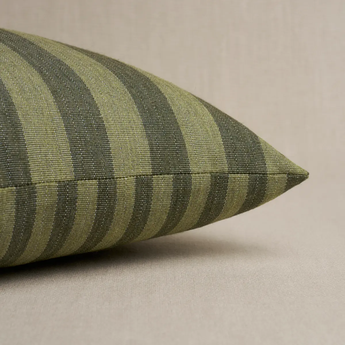 Hanson I/O Stripe Pillow_ GREEN