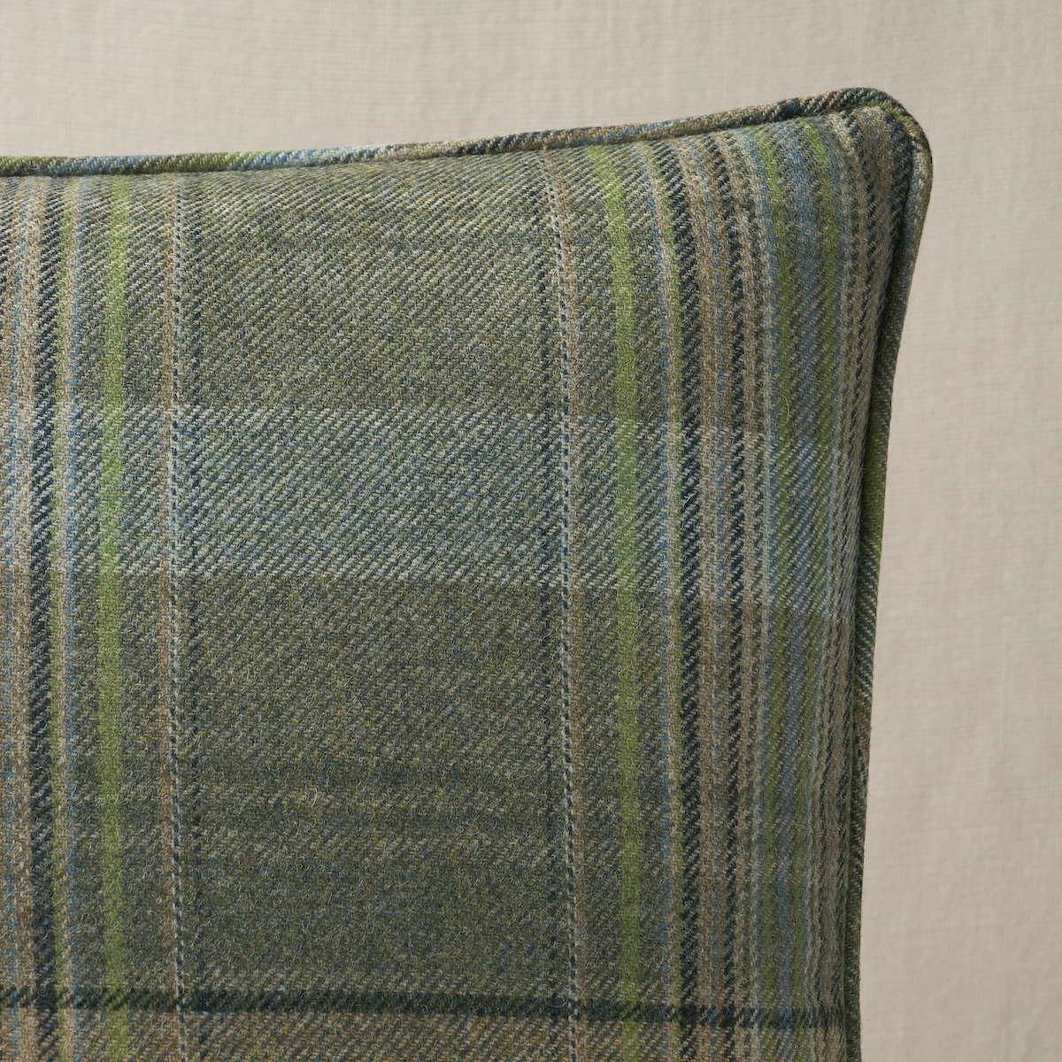 Campbell Plaid Pillow_ FOREST