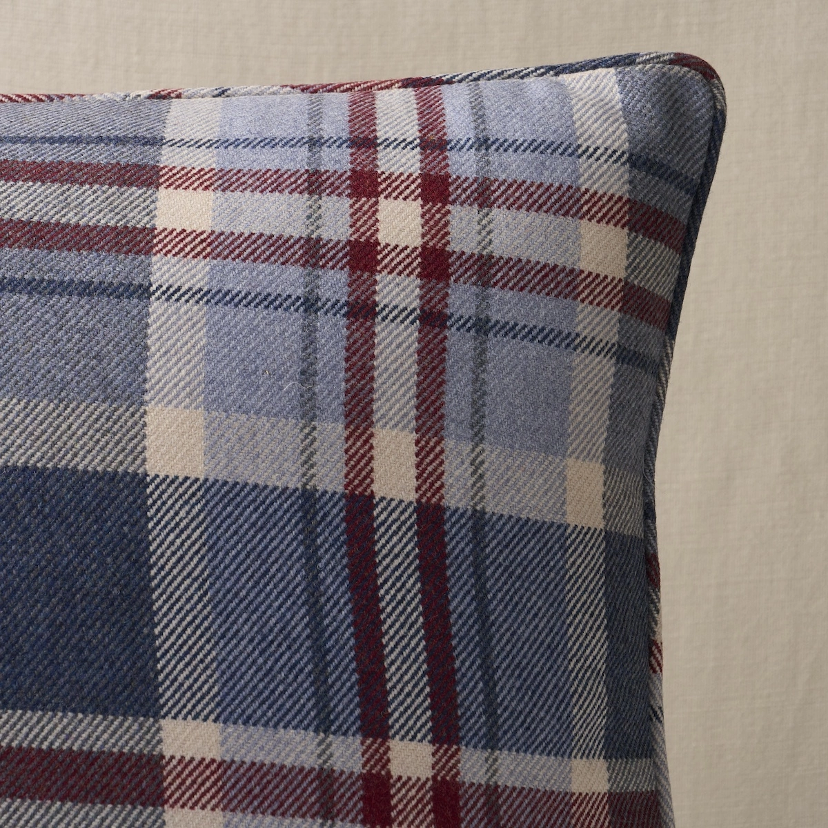 Harris Merino Plaid Pillow_ AMERICANA