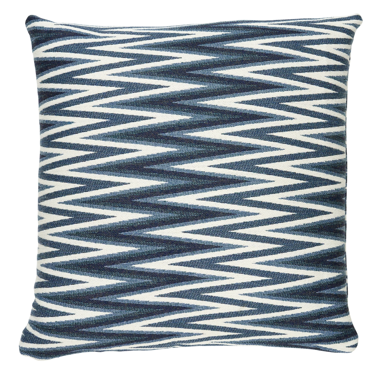 Wedge Weave Pillow_ BLUE