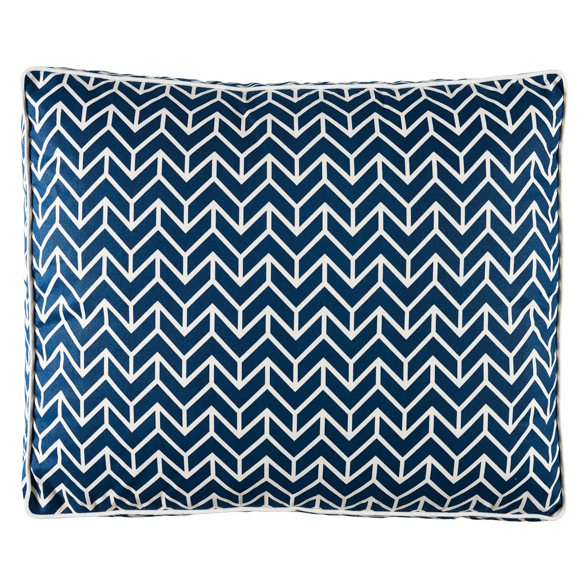 Chevron Dog Bed_ NAVY