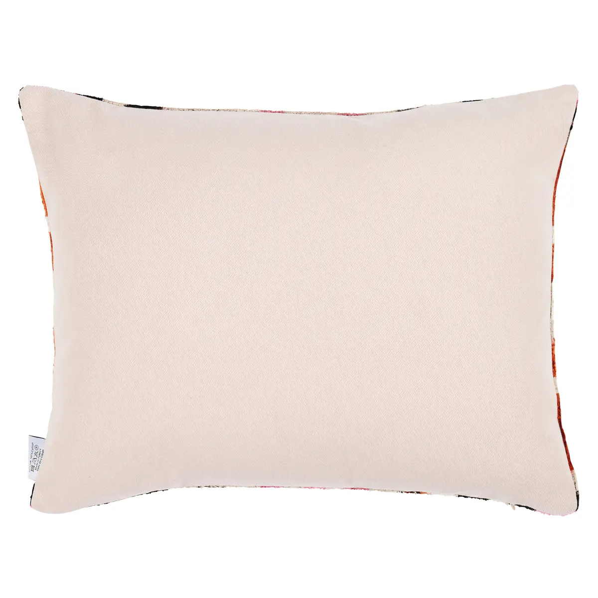 Adana Silk Velvet Pillow_ PINK & ORANGE