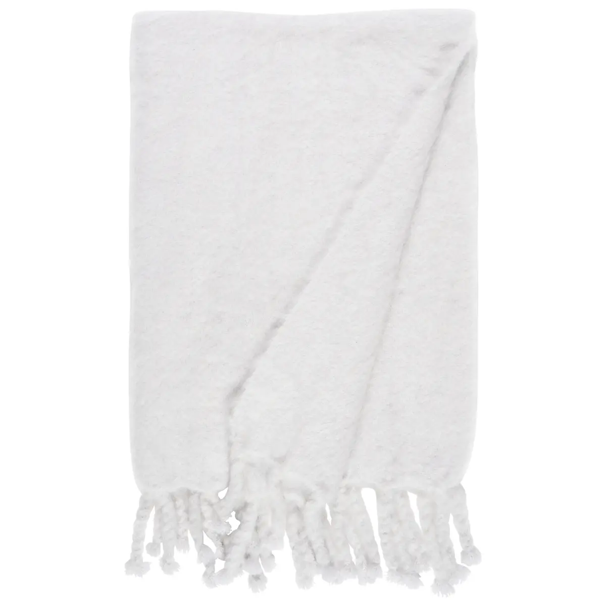 Rauma Mohair Throw_ SILVER