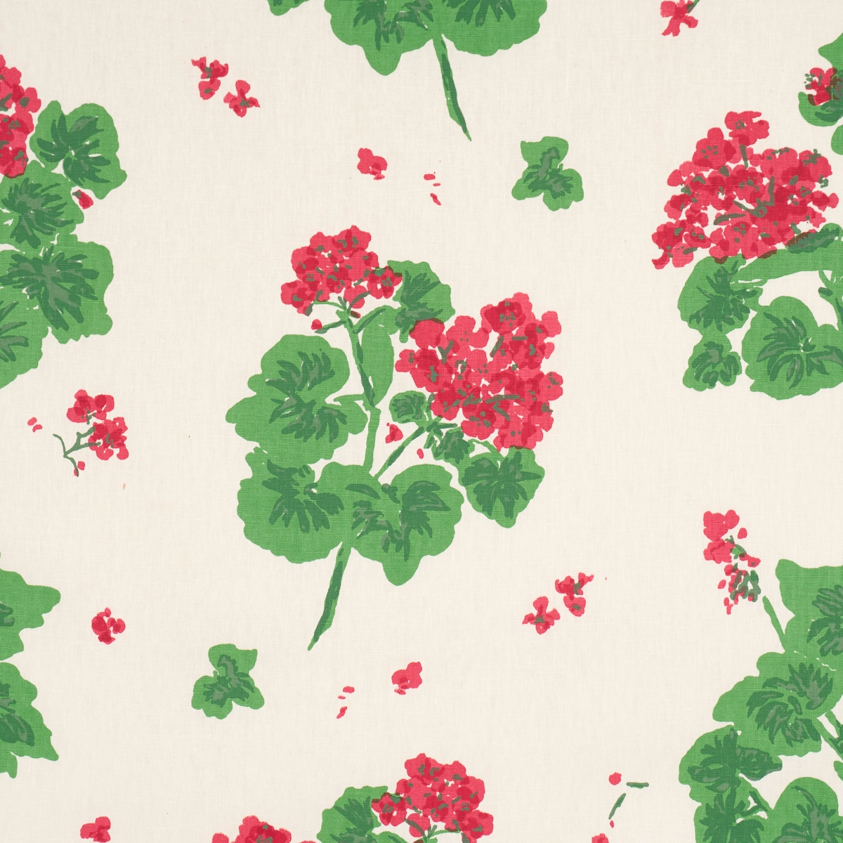 GERANIUM_ RED ON NATURAL
