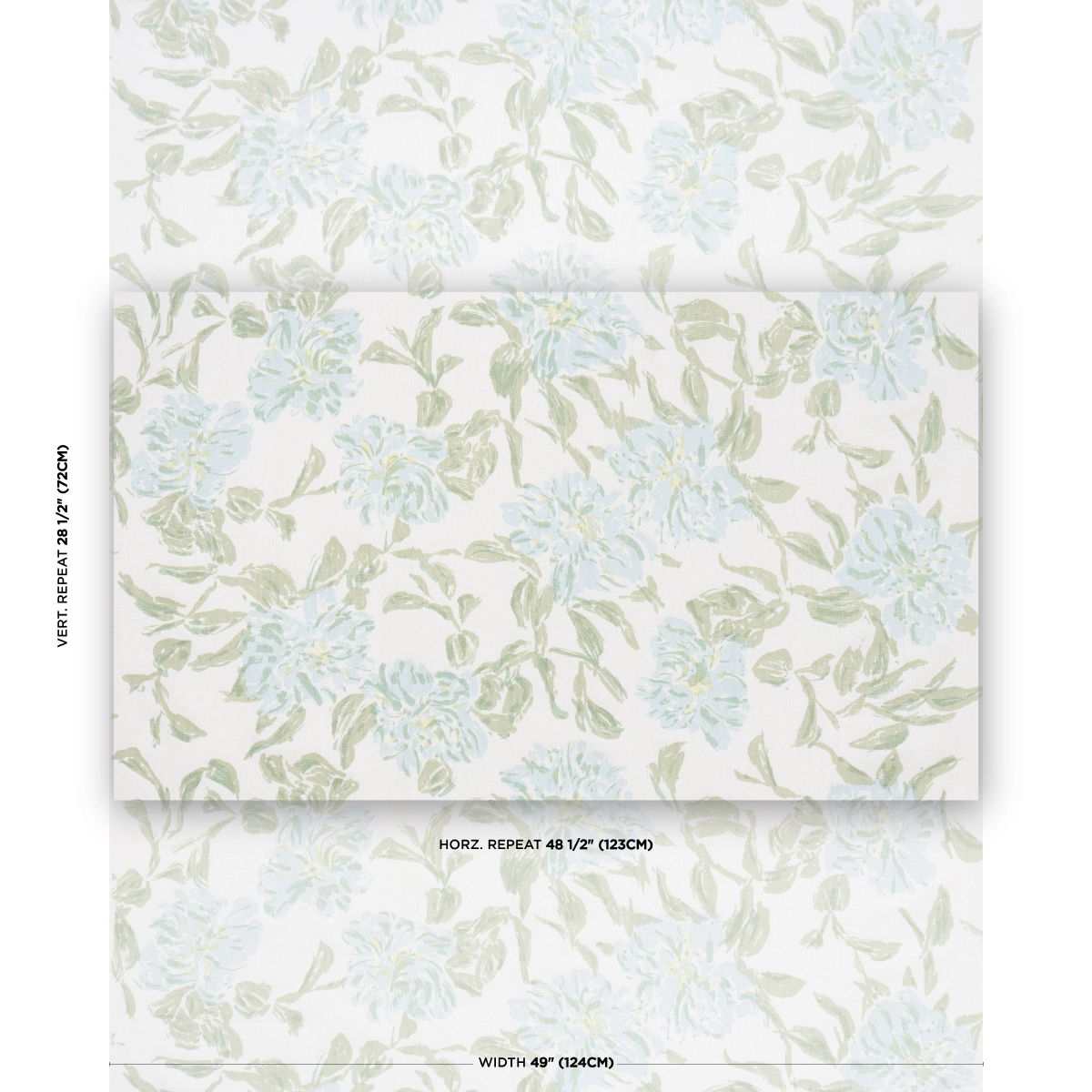 Peony_ GREEN & SOFT BLUE