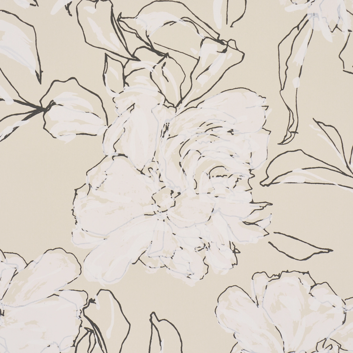 PEONY SILHOUETTE_ GRAPHITE