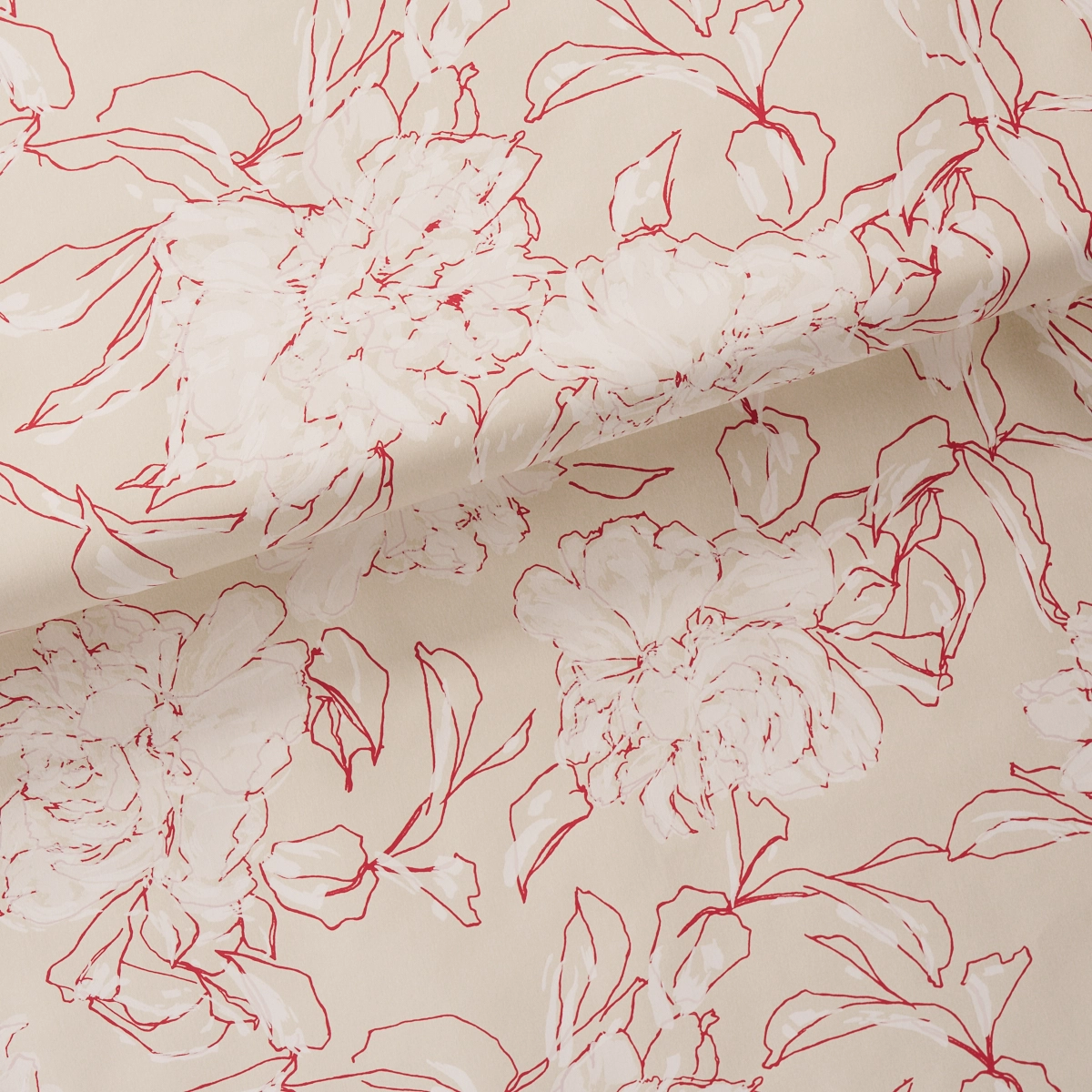PEONY SILHOUETTE_ RED