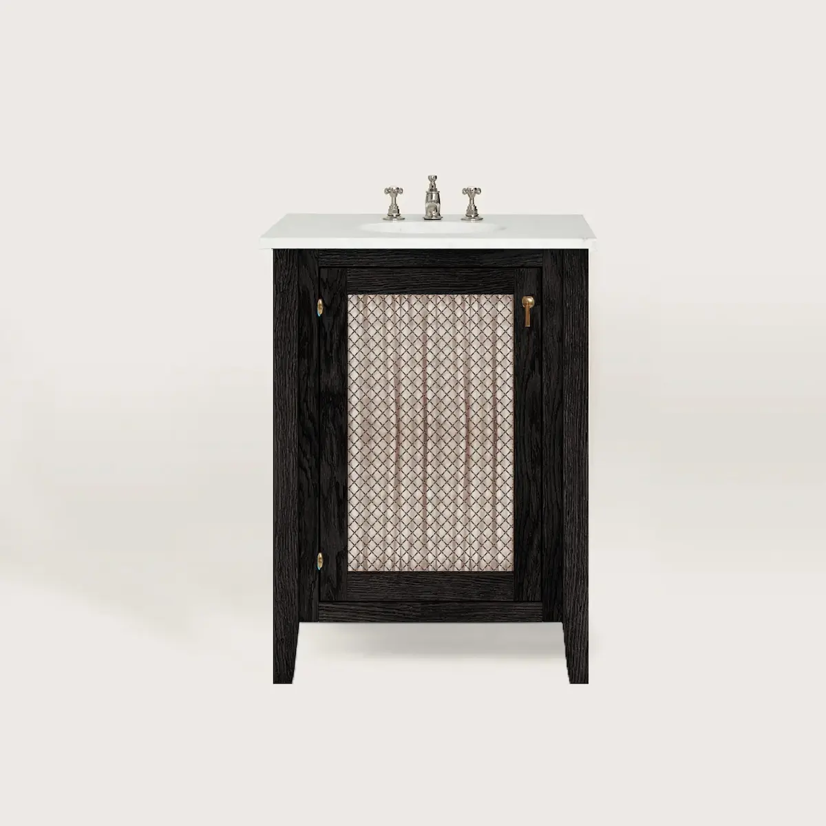 Anna Vanity with Curtain_ EBONY