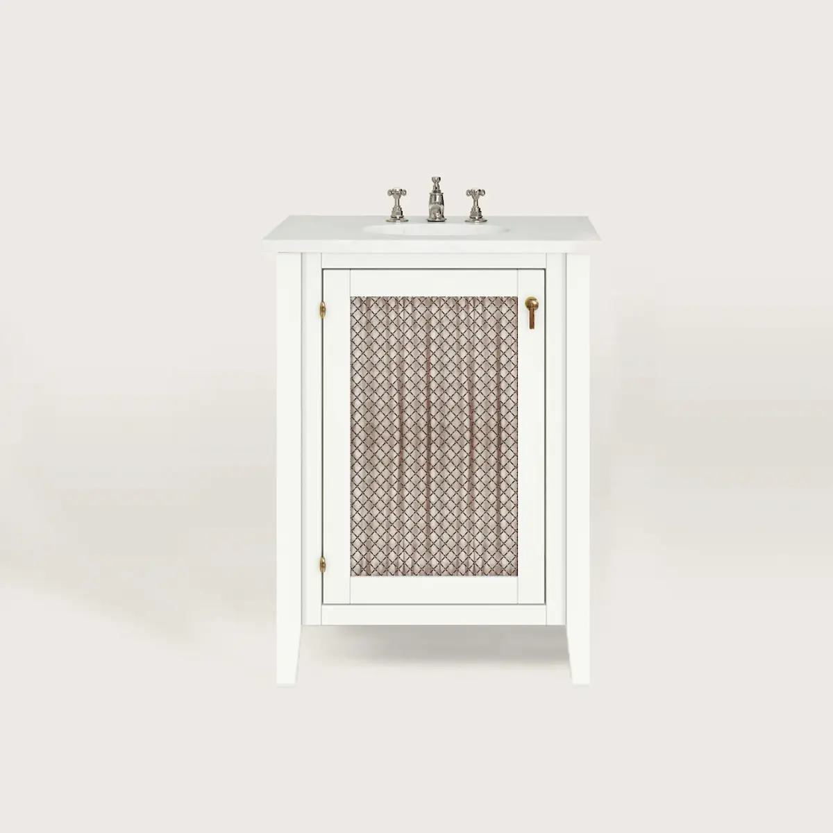Anna Vanity with Curtain_ WHITE