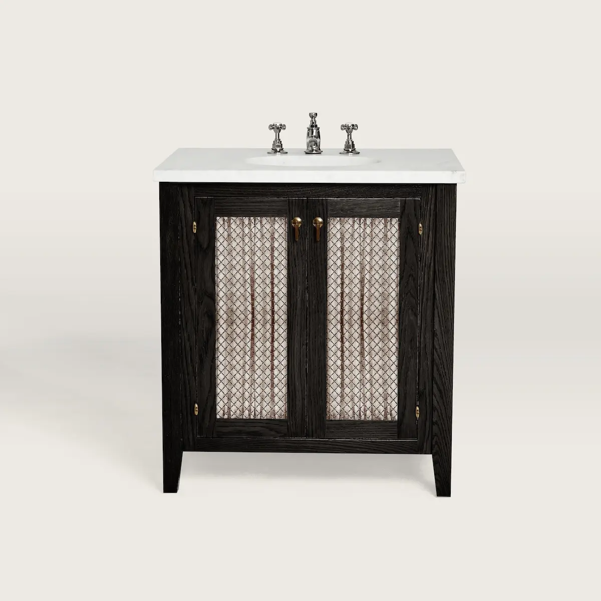 Anna Vanity with Curtain_ EBONY