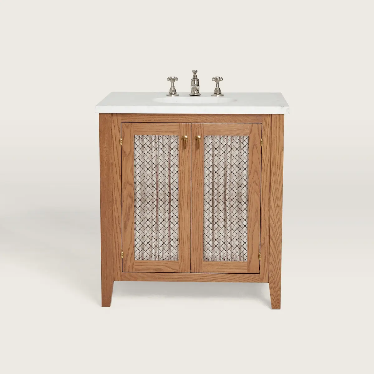 Anna Vanity with Curtain_ WINDSOR OAK