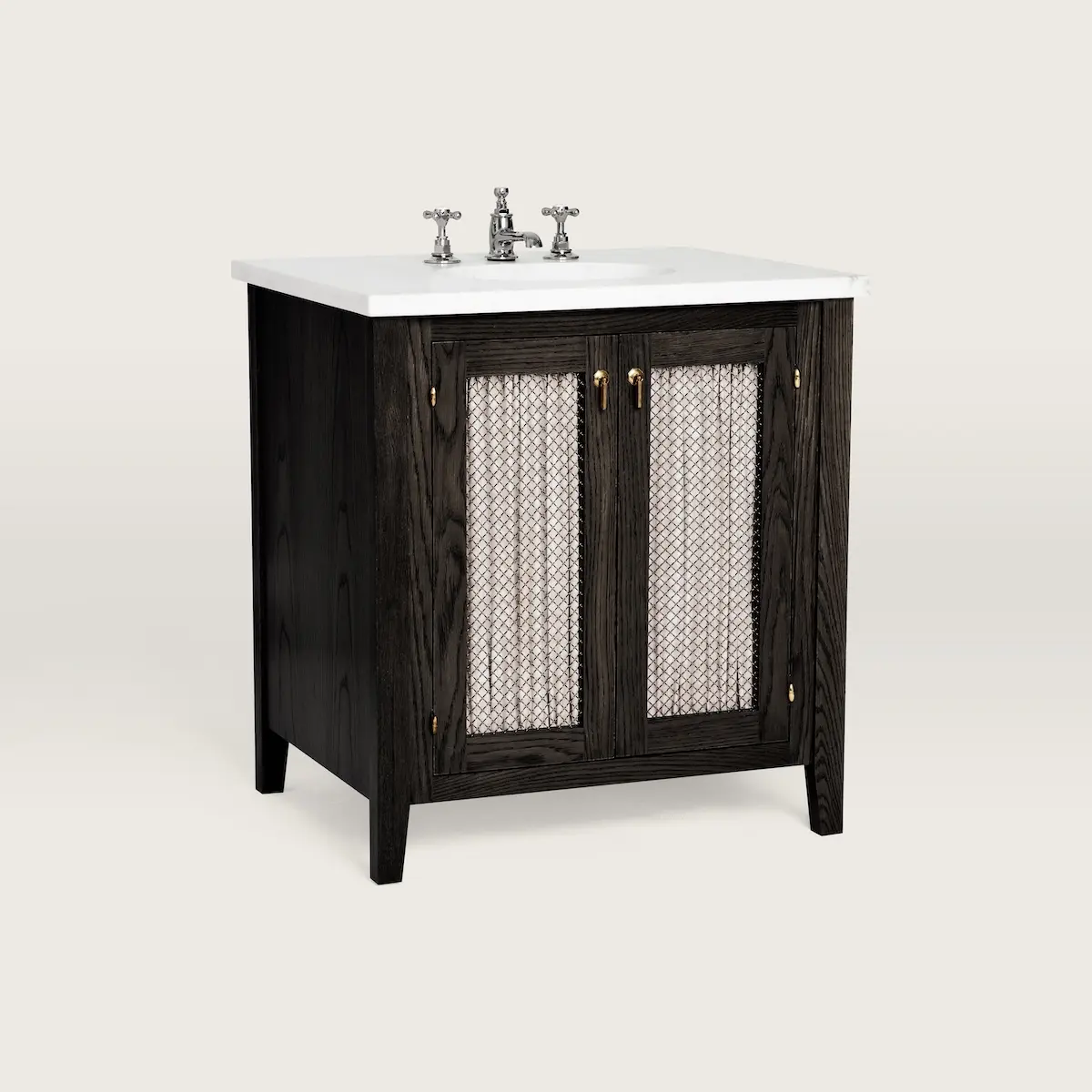 Anna Vanity with Curtain_ EBONY