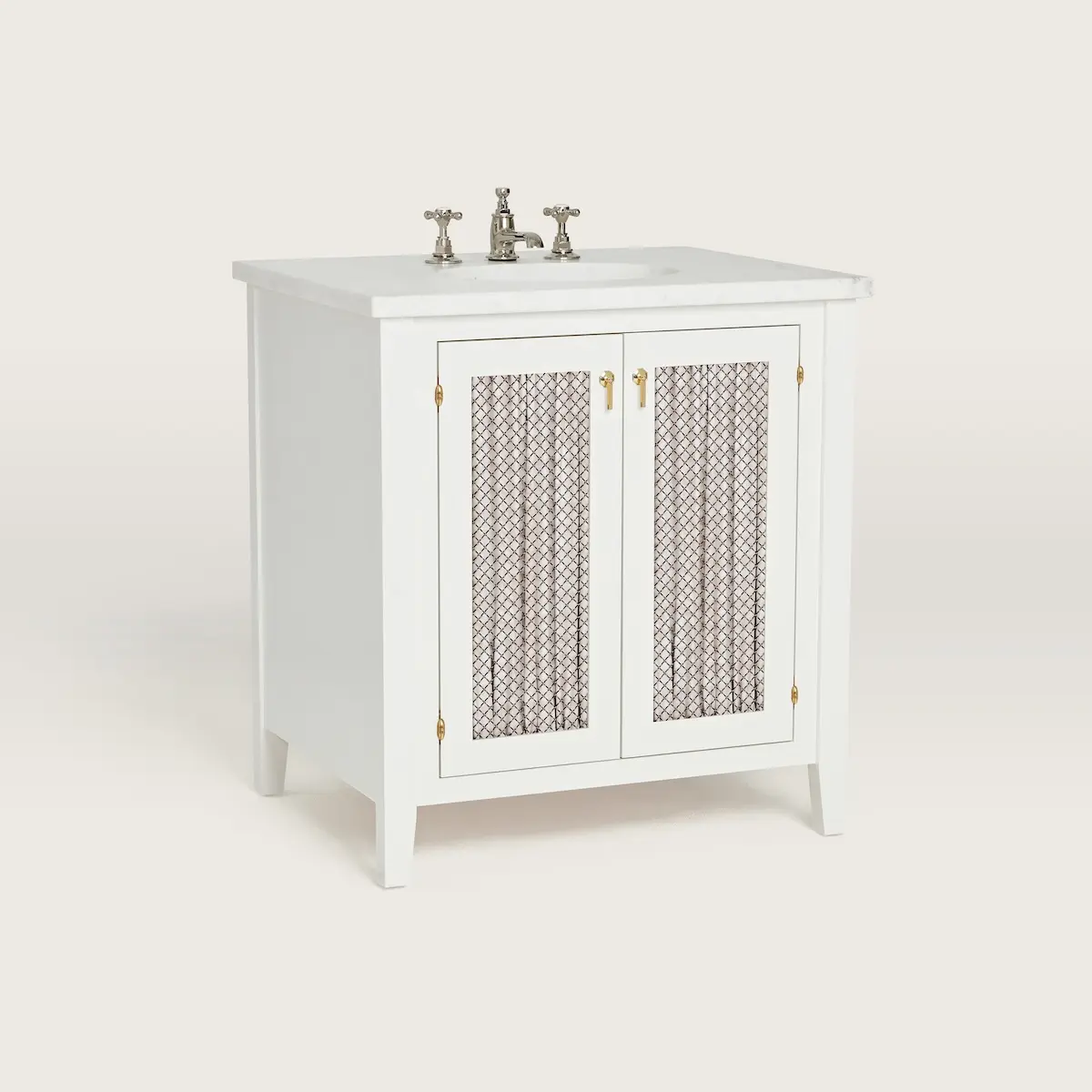Anna Vanity with Curtain_ WHITE