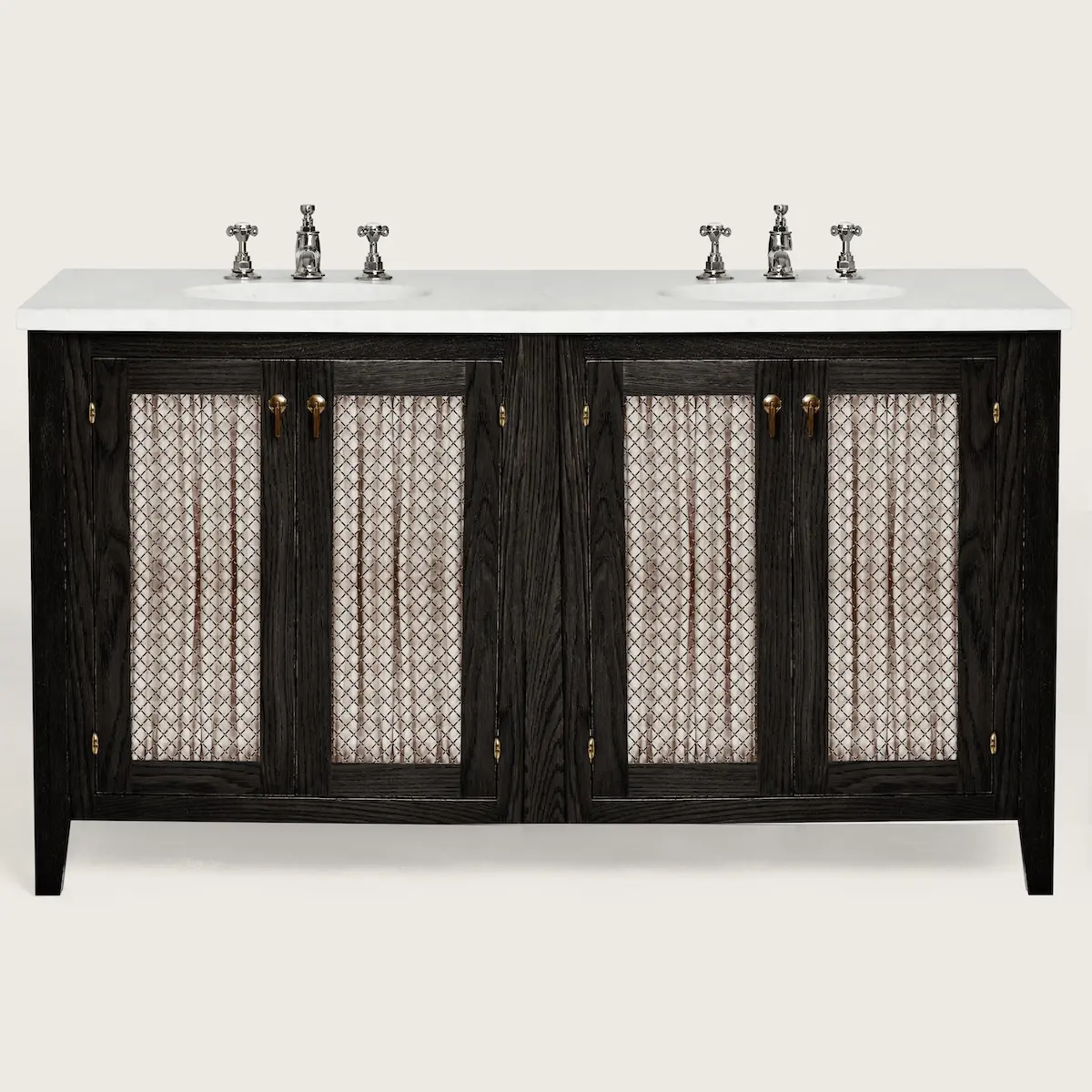 Anna Vanity with Curtain_ EBONY