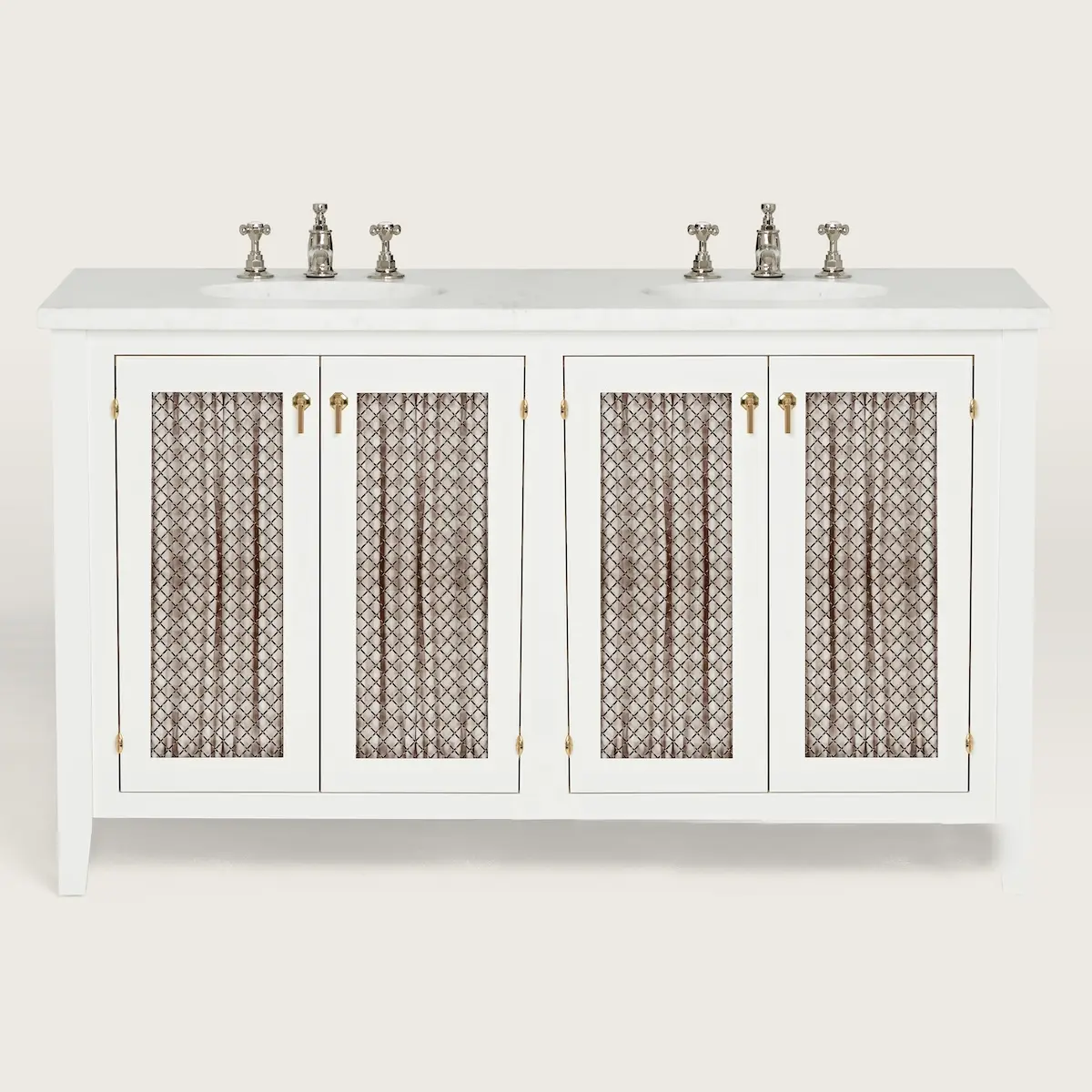 Anna Vanity with Curtain_ WHITE