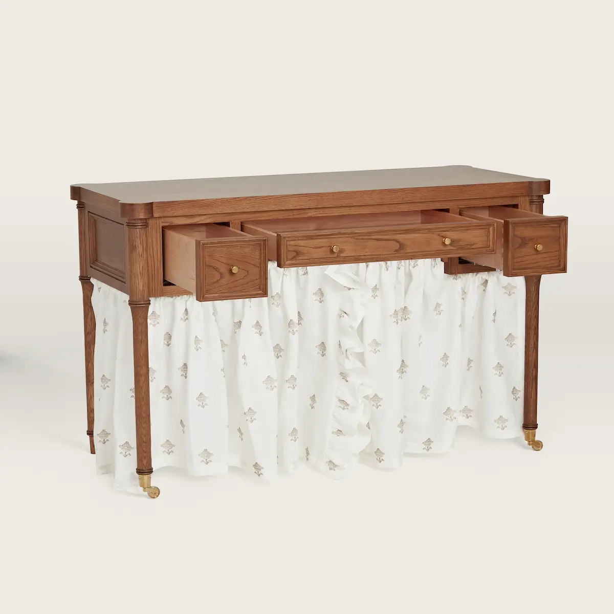 Trudie Skirted Dressing Table_ WINDSOR OAK