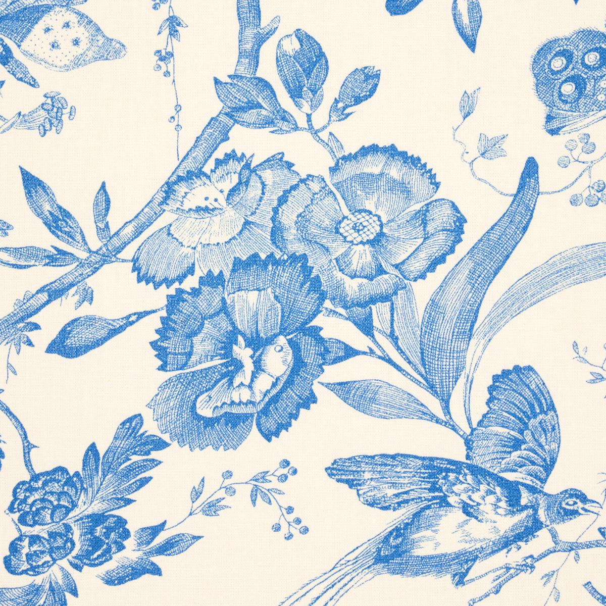 blue＊bird様 orderページ☽⋰ Birds Of Paradise - Blue Fabrics | Schumacher