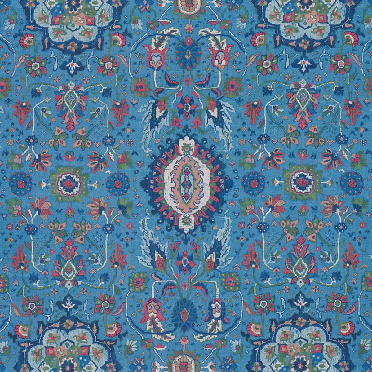 Jahanara Carpet - Peacock Fabrics | Schumacher Jahanara Carpet - Peacock Fabrics | Schumacher