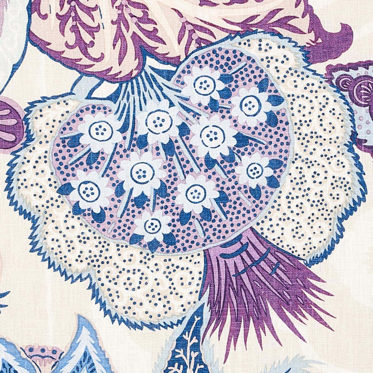 Zanzibar Linen Print - Hyacinth Fabrics