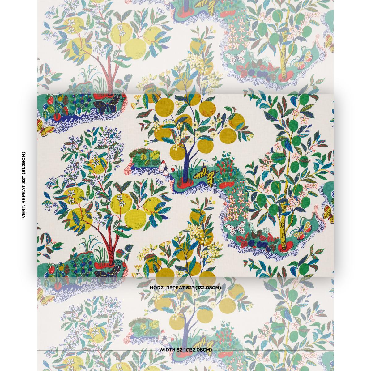 Citrus Garden - Primary Fabrics | Schumacher