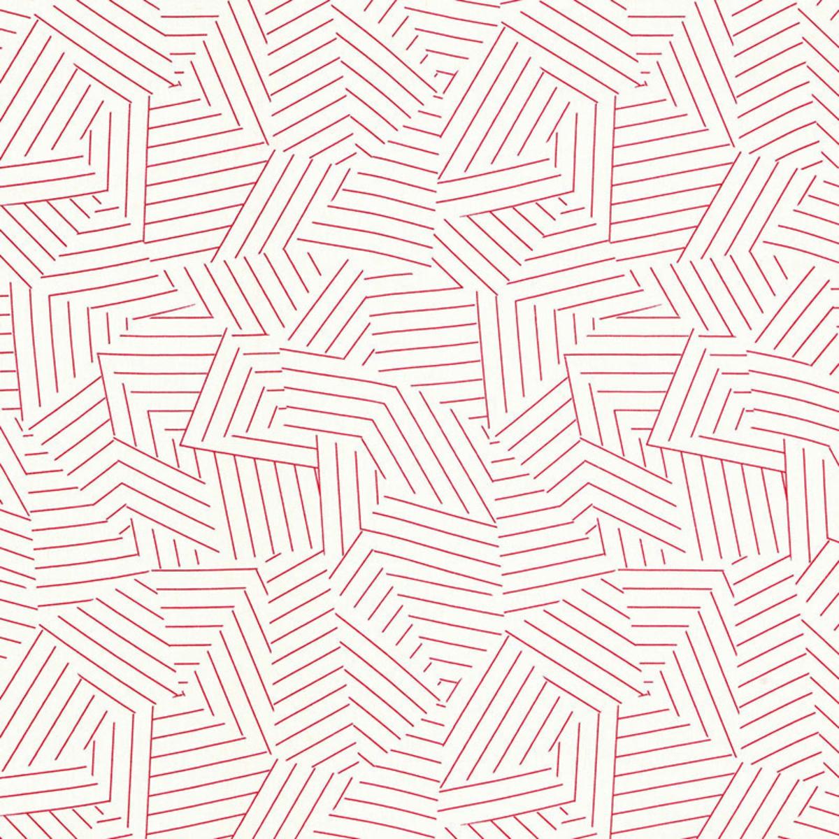 Deconstructed Stripe - Red Fabrics