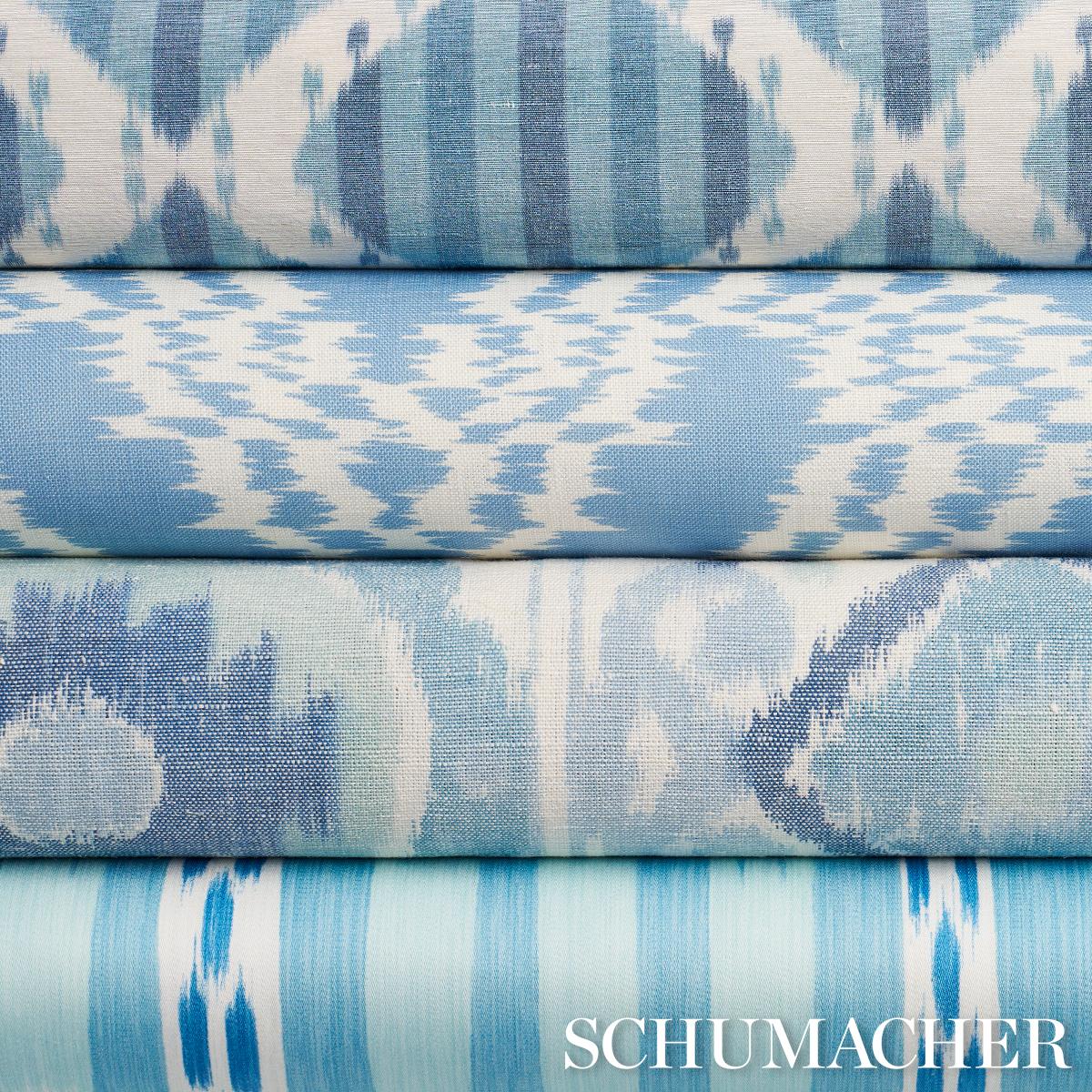 Asaka Ikat - Chambray Fabrics | Schumacher