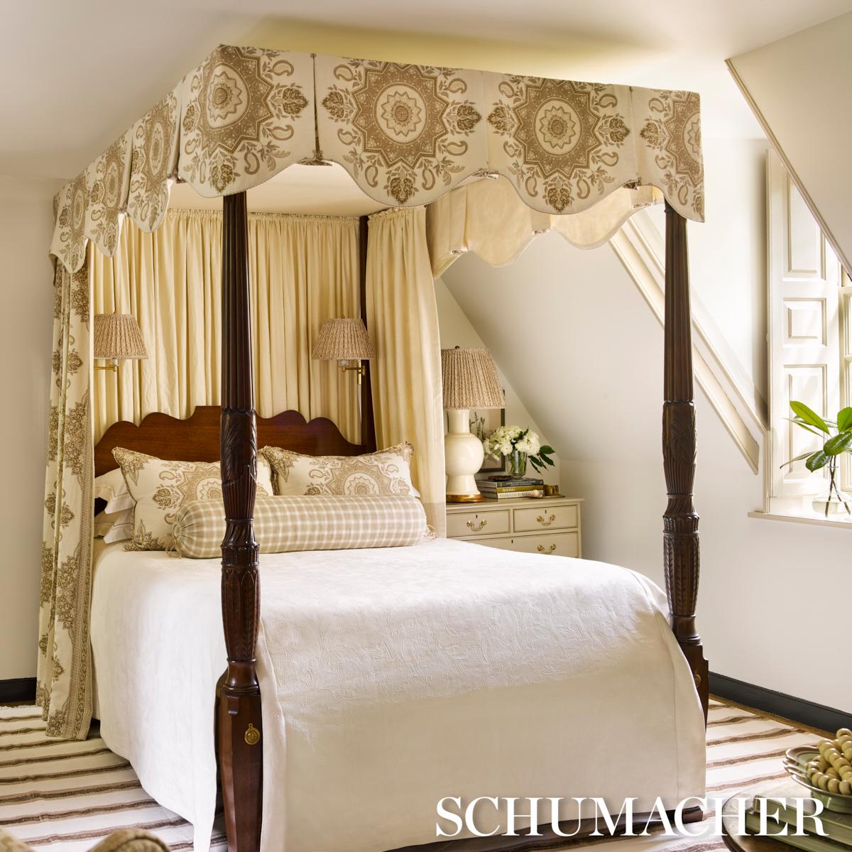 Montecito Medallion - Neutral Fabrics | Schumacher