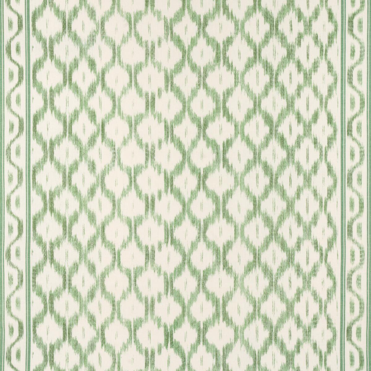 Santa Monica Ikat - Leaf Green Fabrics | Schumacher