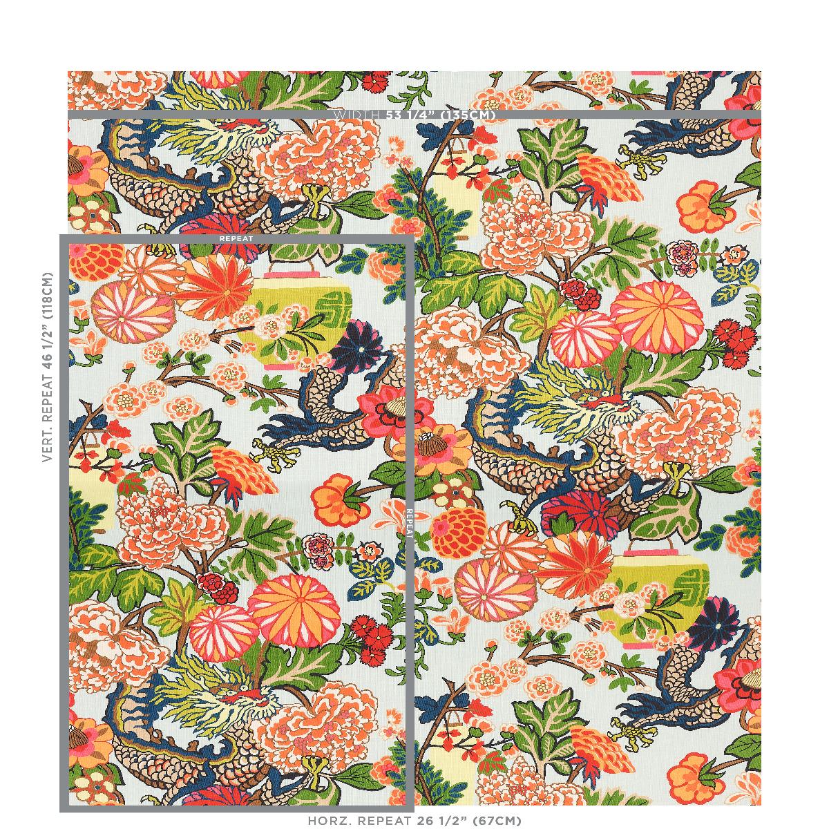 Chiang Mai Indoor/Outdoor - Aquamarine Fabrics