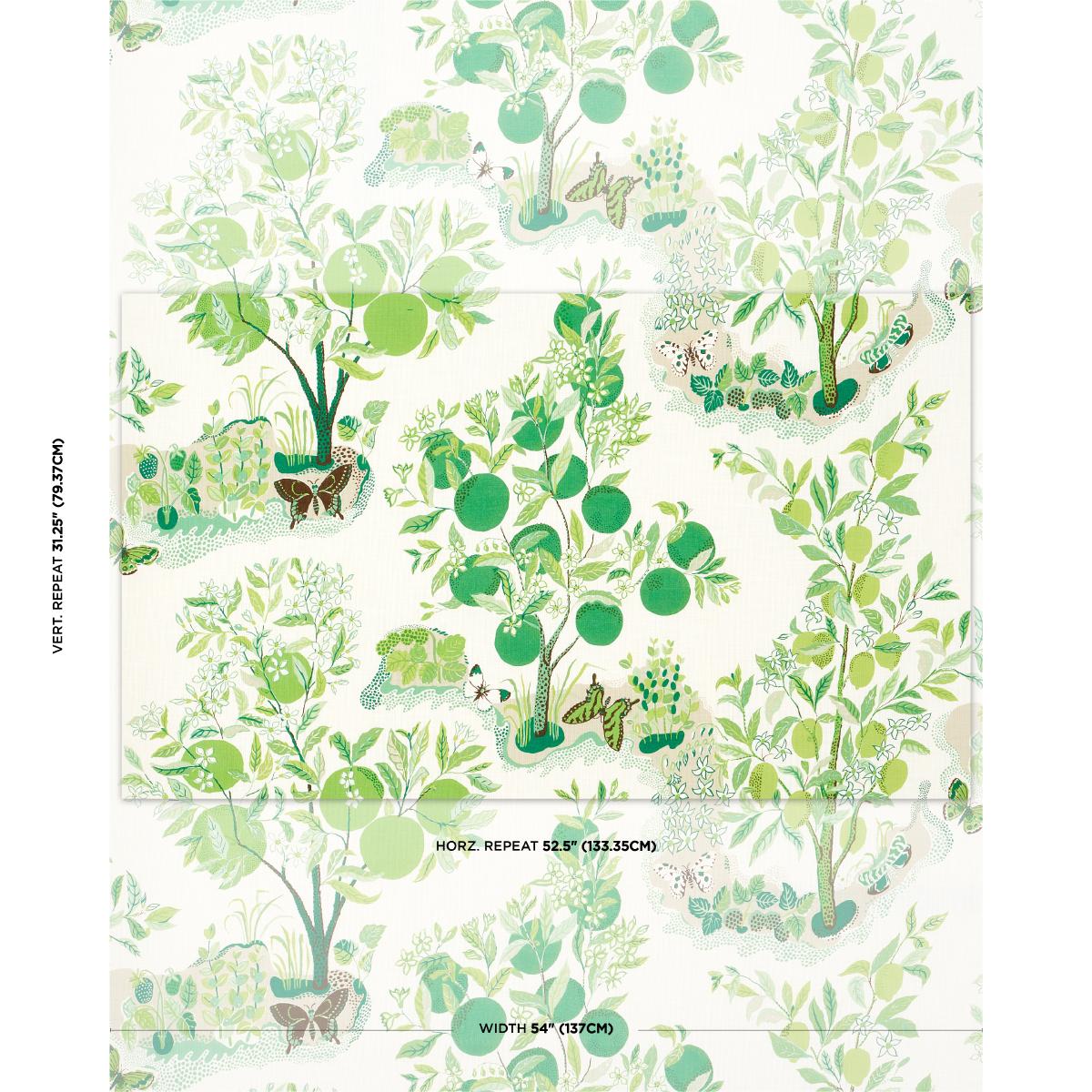 Citrus Garden Indoor/Outdoor - Leaf Fabrics | Schumacher