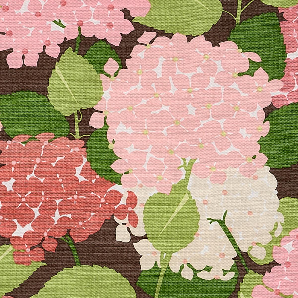 Hydrangea - Pink Fabrics | Schumacher