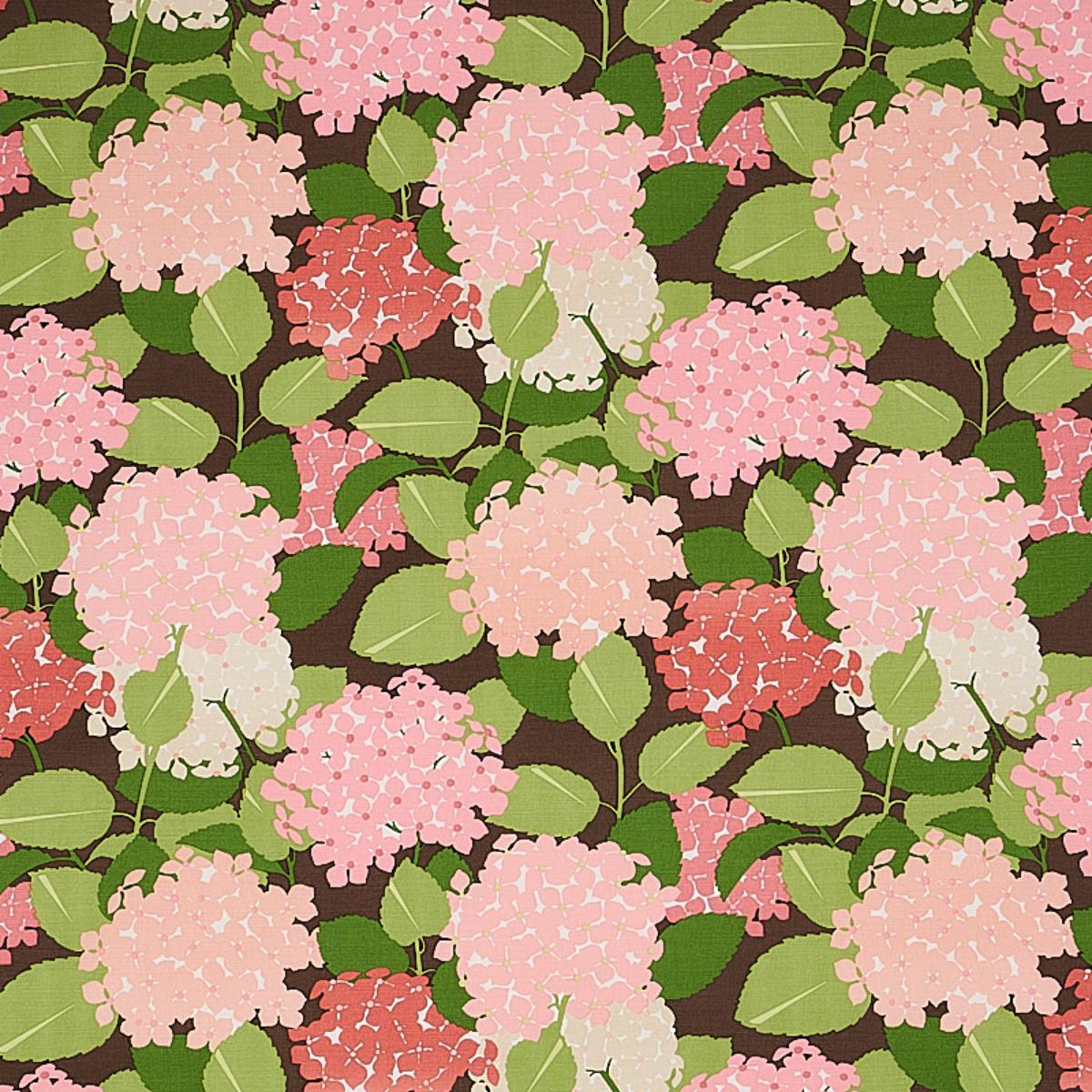 Hydrangea - Pink Fabrics | Schumacher