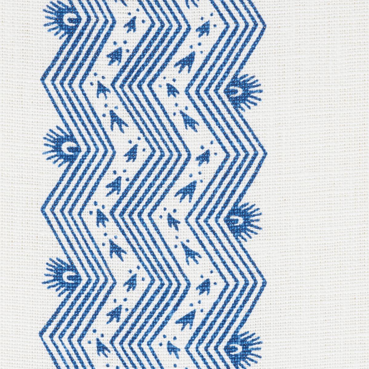Nauset Stripe - Indigo Fabrics | Schumacher