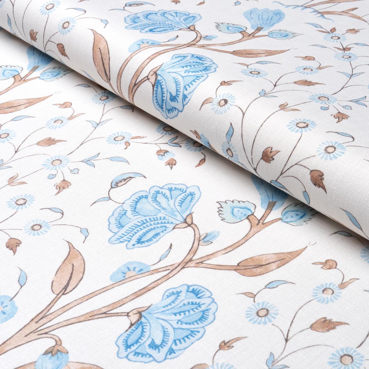 Khilana Floral - Sky Fabrics