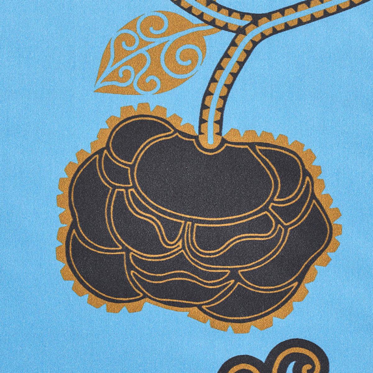 Queen Fruit Chintz - Lapis Fabrics