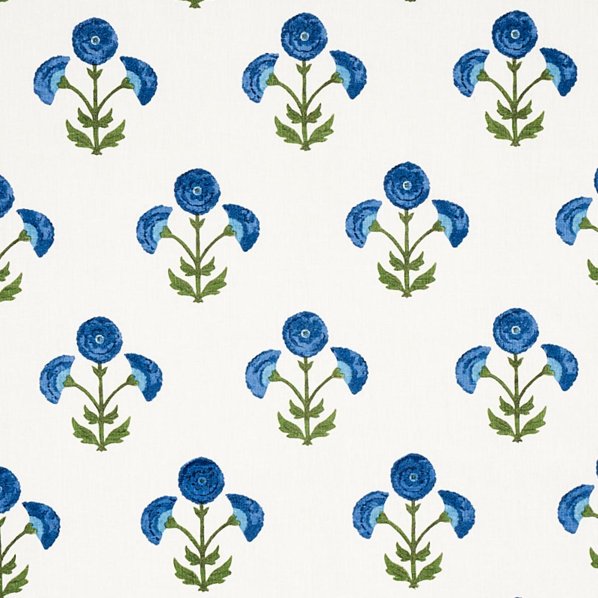 Saranda Flower Embroidery - Royal Fabrics | Schumacher