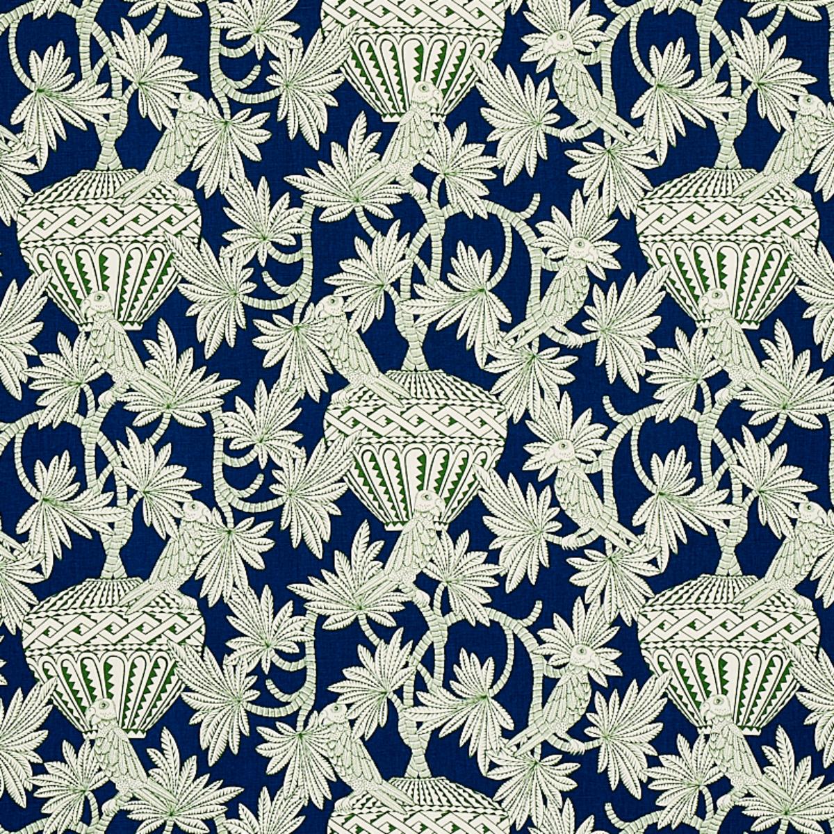 Santarem - Navy Fabrics | Schumacher