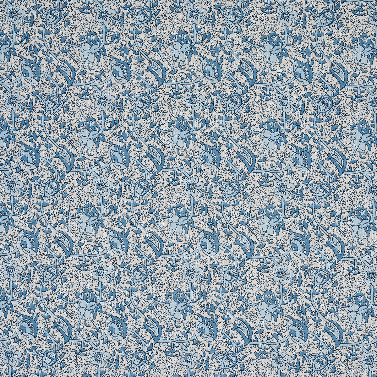 Daisy Indoor/Outdoor - Indigo Fabrics | Schumacher