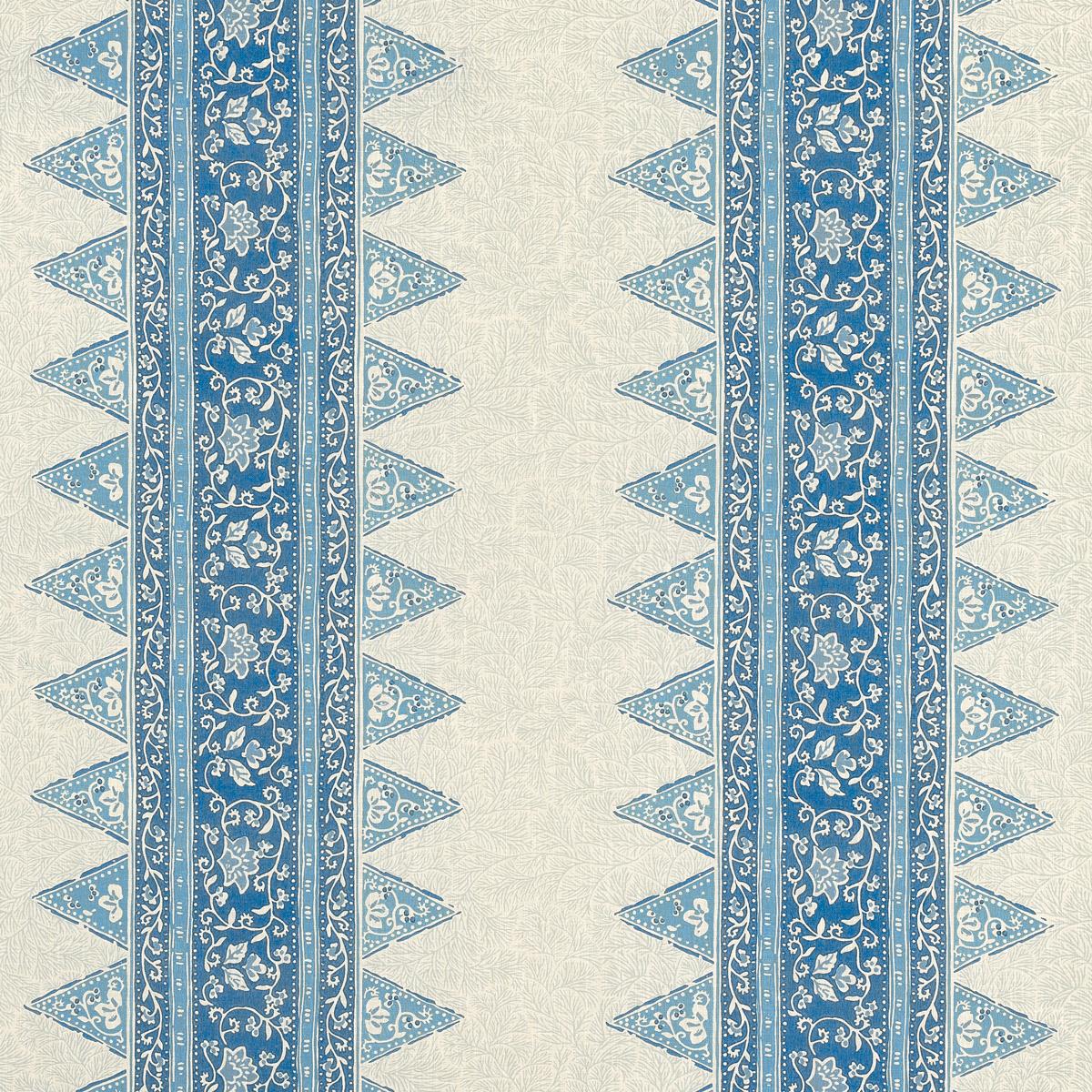 Foxglove Indoor/Outdoor - Indigo Fabrics | Schumacher