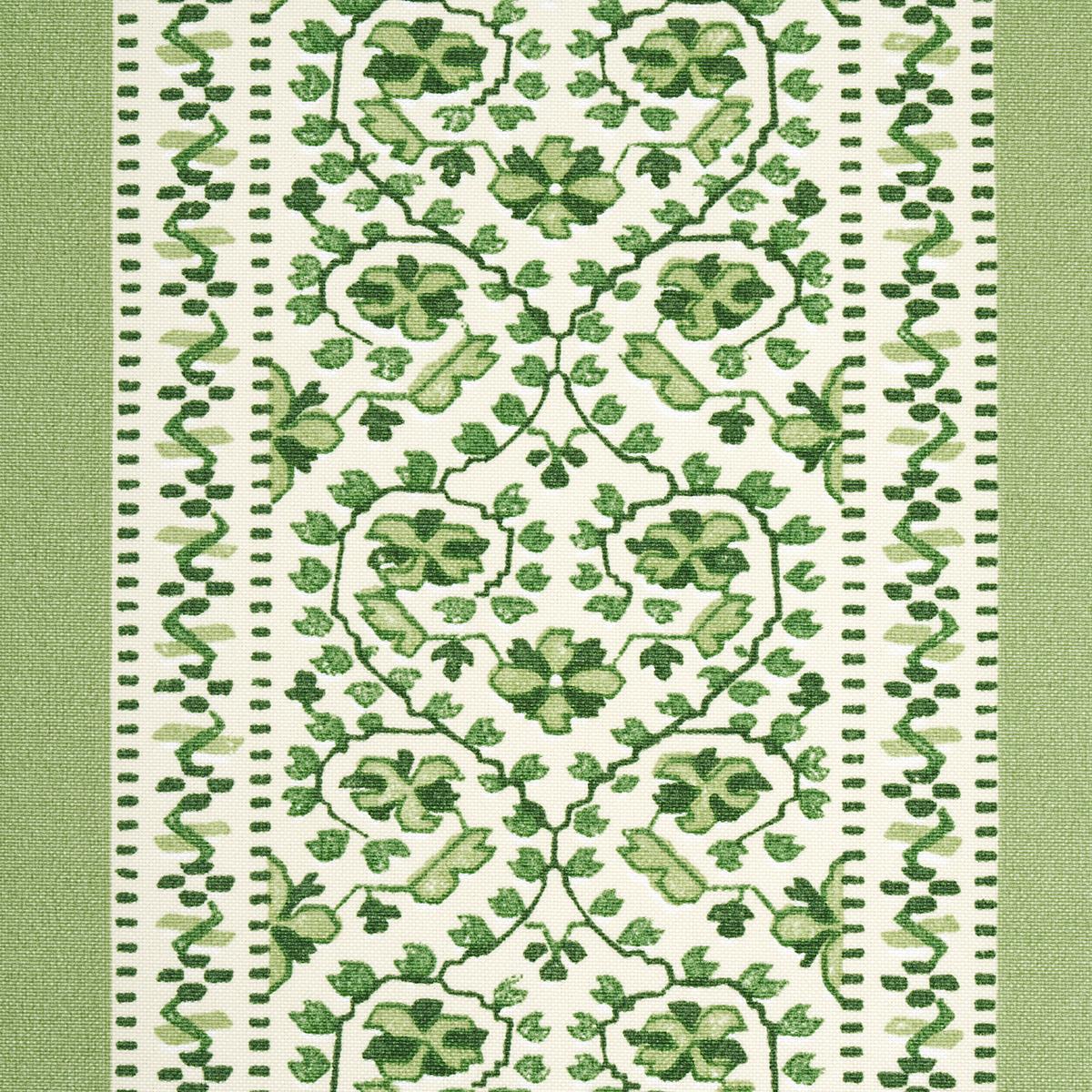 Jasmine Indoor/Outdoor - Leaf Green Fabrics | Schumacher