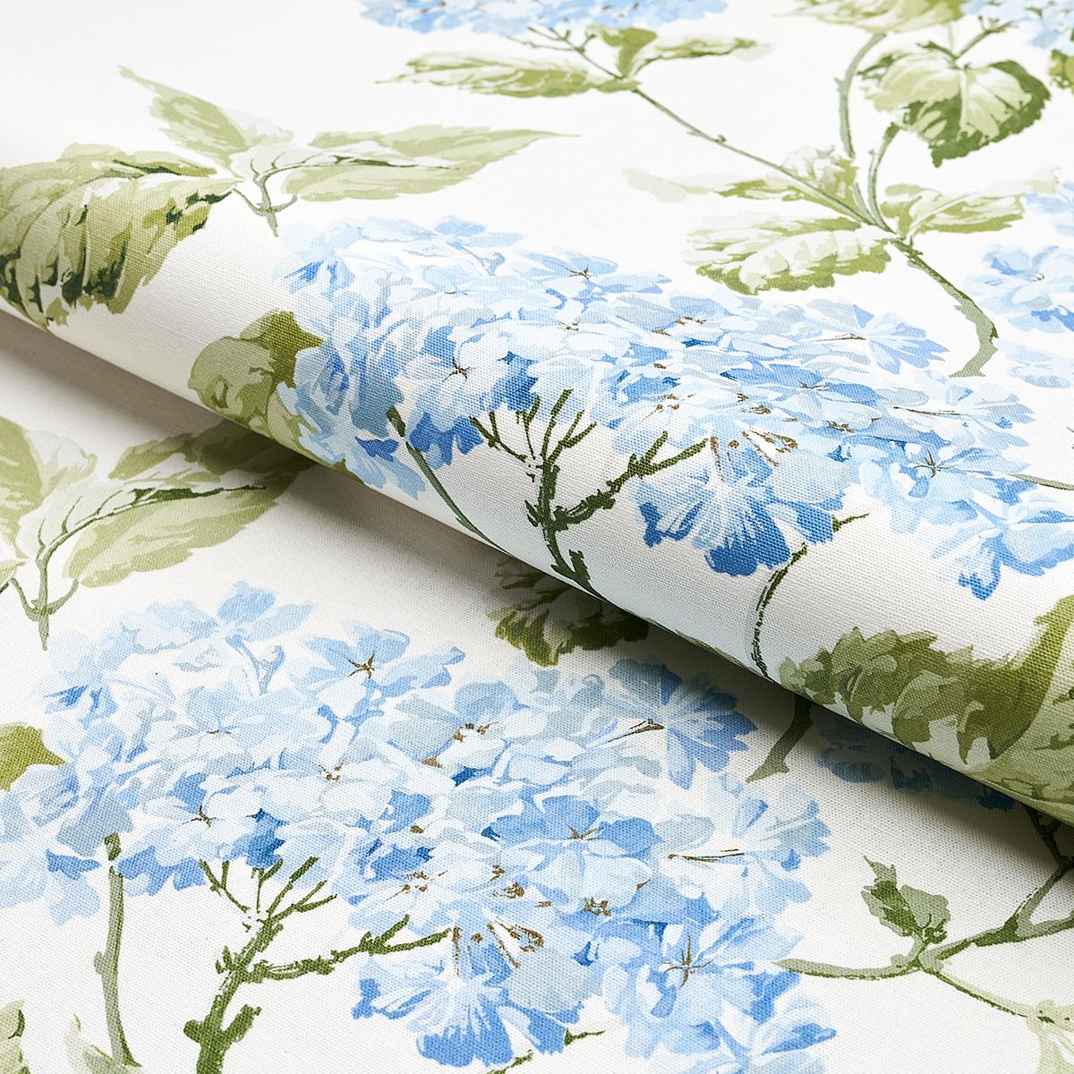 Summer Hydrangea - Blue Hydrangea Fabrics