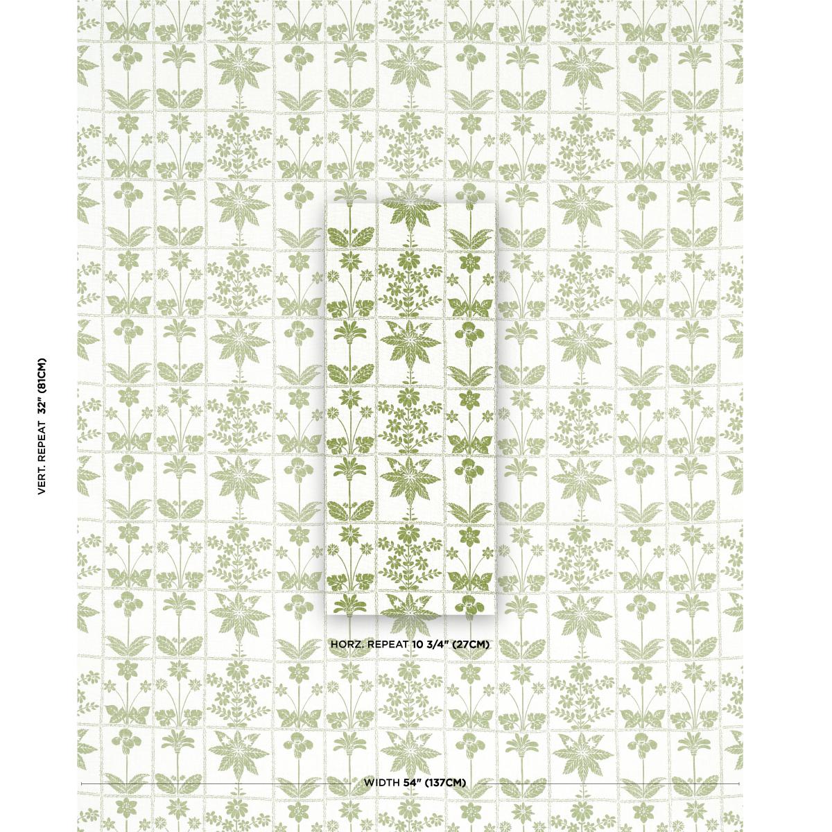 Georgia Wildflowers - Leaf Fabrics | Schumacher