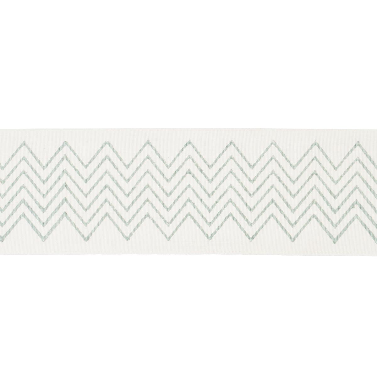 Leora Hand Blocked Tape Narrow - Sky Trims | Schumacher