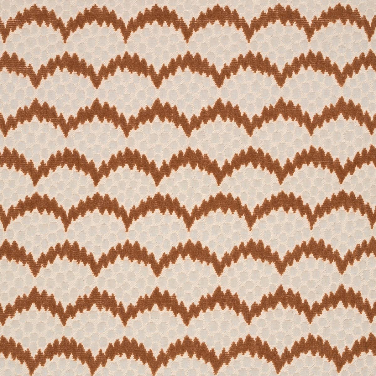 Pollen Cut Velvet - Ochre Fabrics | Schumacher