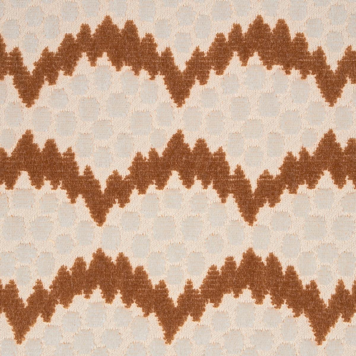 Pollen Cut Velvet - Ochre Fabrics | Schumacher