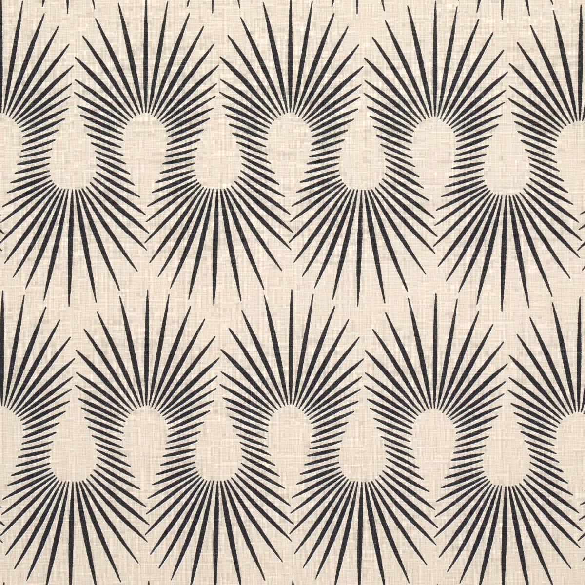 BGS10 眩い柔肌　シャチ　SSP　HARUKAZE Hedgehog - Putty Black Fabrics | Schumacher