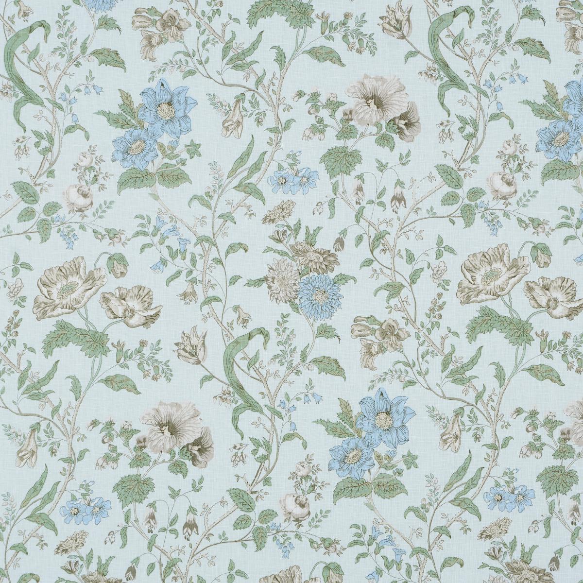Giselle Floral - Sky Fabrics | Schumacher