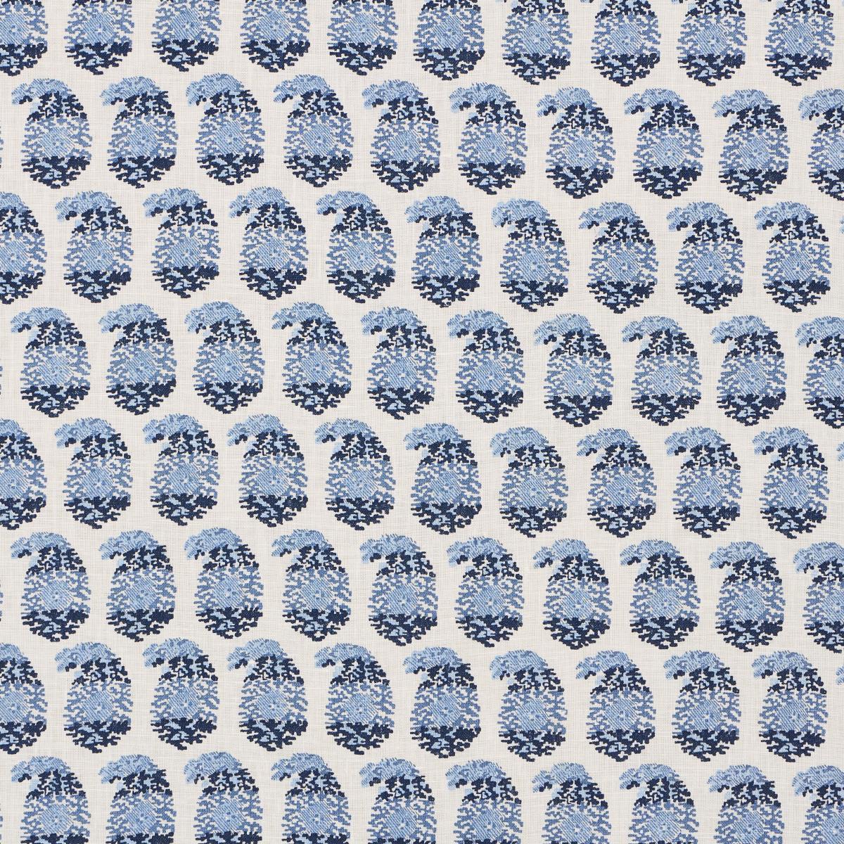 Terry - Blue & Navy Fabrics | Schumacher