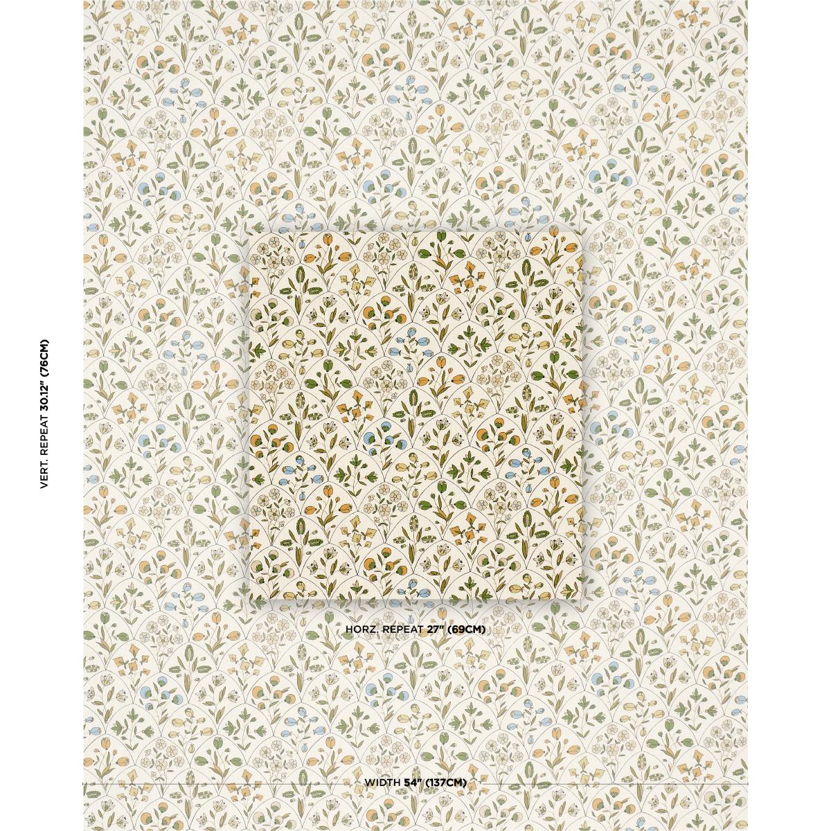 Frances Floral Indoor/Outdoor - Document Fabrics | Schumacher